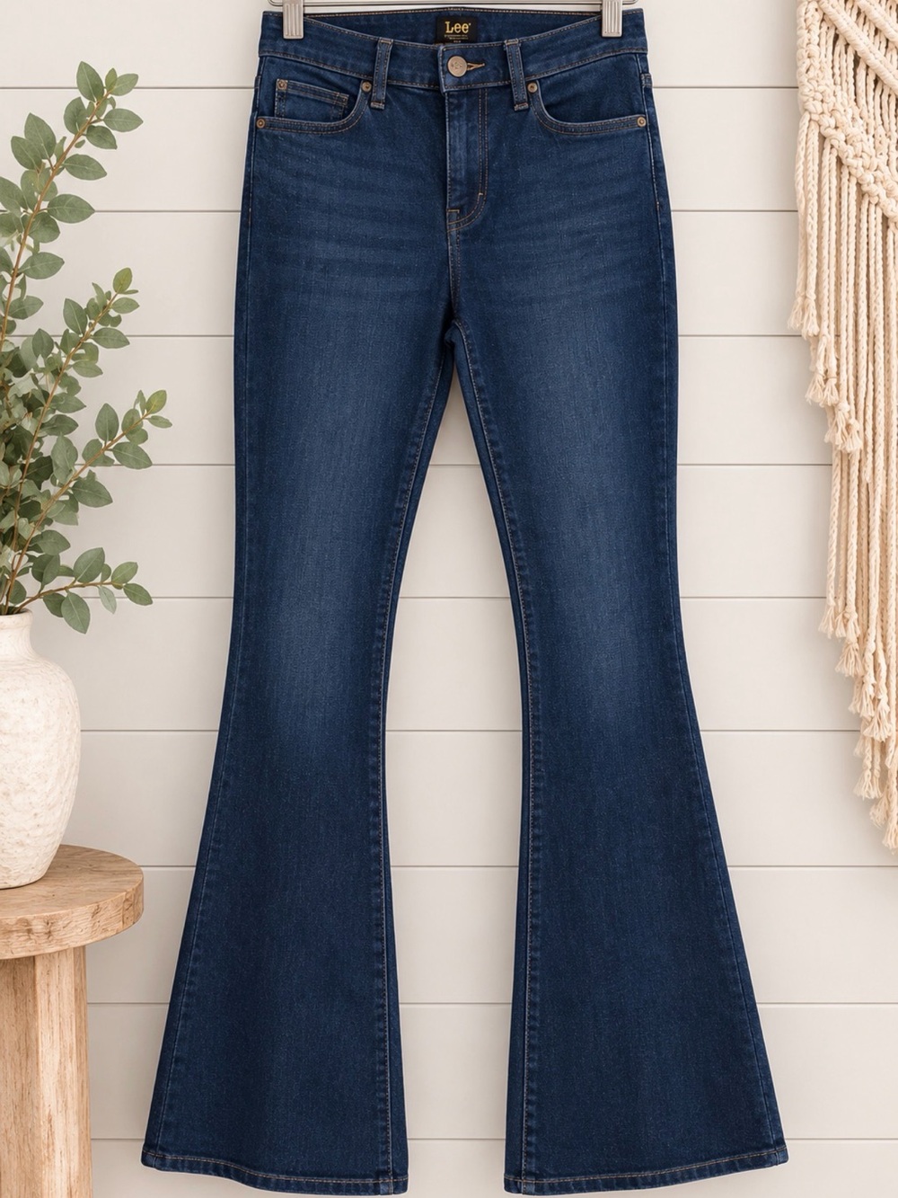 Lee Dark Indigo Flare Jeans